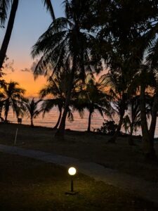Sunset at Mana Island Fiji