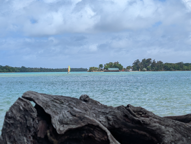 Sailing from The Warwick La Lagoon Vanuatu