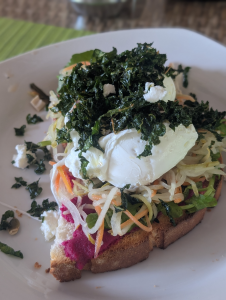 Poached Eggs at Cafe Villa